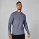 Топ с длинными рукавами Luxe Classic Crew, синий