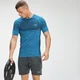 MP Men's Essential Seamless Short Sleeve T-Shirt - Bright Blue Marl