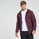 MP Men's Rest Day Zip Through Hoodie - Port