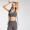 MP Women's Tempo Cross Back Repreve® Sports Bra - Carbon