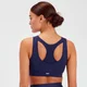 MP Women's Sculpt Laser Cut Sports Bra - Navy