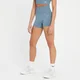 Женские укороченные бесшовные шорты MP Shape — Голубые