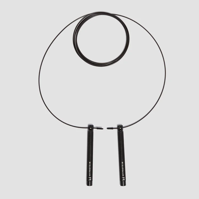 Скоростная скакалка Myprotein — черный цвет