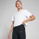 Женская укороченная футболка с короткими рукавами MP Basics — белый цвет