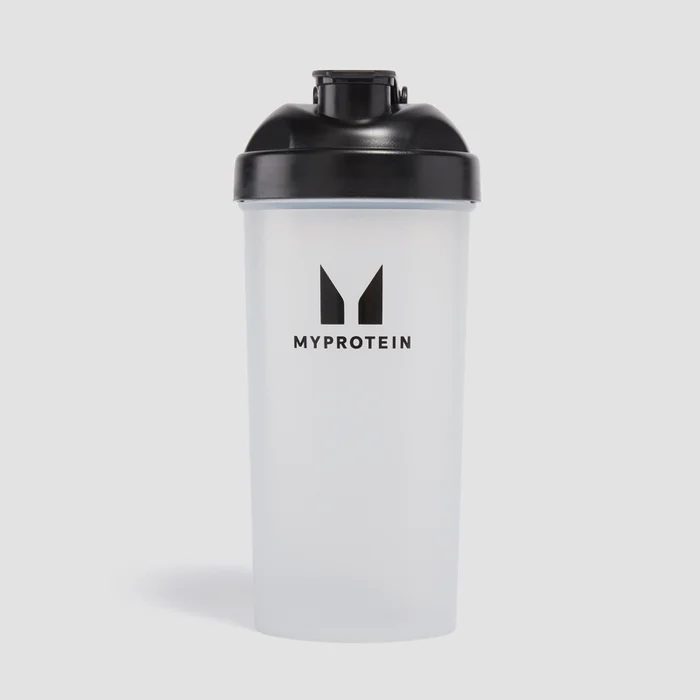 Пластиковый шейкер Myprotein — прозрачный/черный цвет