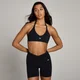 Спортивное бра MP Tempo с бретелькой через шею и открытой спиной ― черный цвет