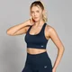 Бесшовное спортивное бра MP Shape — темно-сапфировый цвет
