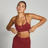 Спортивное бра MP Tempo с пересекающимися на спине бретелями ― вишневый цвет